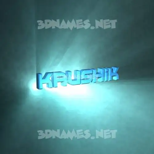 kaushik in Light Shine style - 3D name wallpaper kaushik in Light Shine style - 3D name wallpaper