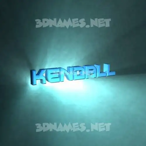 kendall in Light Shine style - 3D name wallpaper kendall in Light Shine style - 3D name wallpaper