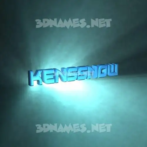kenssnow in Light Shine style - 3D name wallpaper kenssnow in Light Shine style - 3D name wallpaper