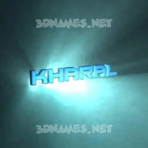 kharal in Light Shine style - 3D name wallpaper kharal in Light Shine style - 3D name wallpaper