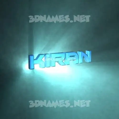kiran in Light Shine style - 3D name wallpaper kiran in Light Shine style - 3D name wallpaper