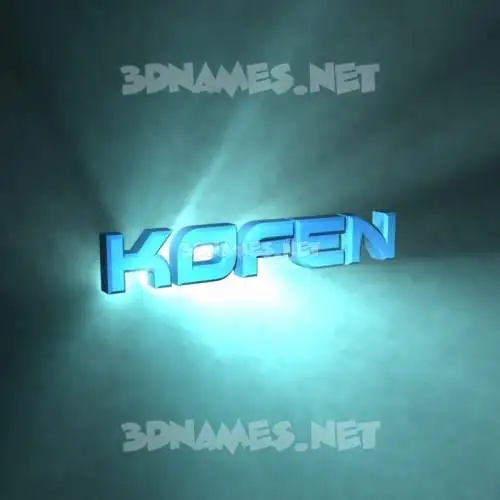 kofen in Light Shine style - 3D name wallpaper kofen in Light Shine style - 3D name wallpaper