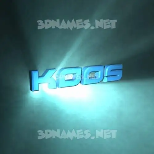 koos in Light Shine style - 3D name wallpaper koos in Light Shine style - 3D name wallpaper