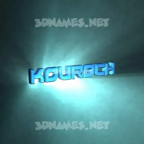 kouroch in Light Shine style - 3D name wallpaper kouroch in Light Shine style - 3D name wallpaper