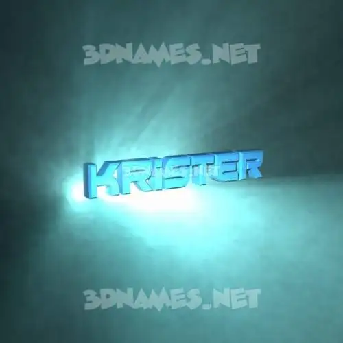 krister in Light Shine style - 3D name wallpaper krister in Light Shine style - 3D name wallpaper