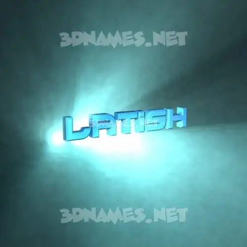 latish in Light Shine style - 3D name wallpaper latish in Light Shine style - 3D name wallpaper