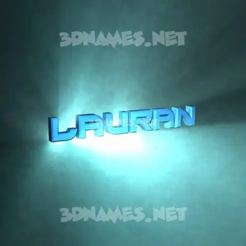 lauran in Light Shine style - 3D name wallpaper lauran in Light Shine style - 3D name wallpaper