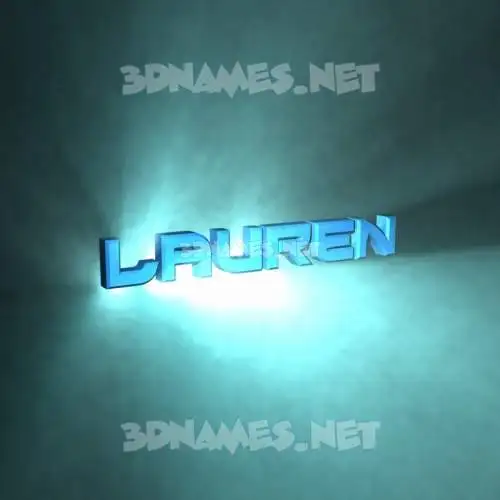 lauren in Light Shine style - 3D name wallpaper lauren in Light Shine style - 3D name wallpaper