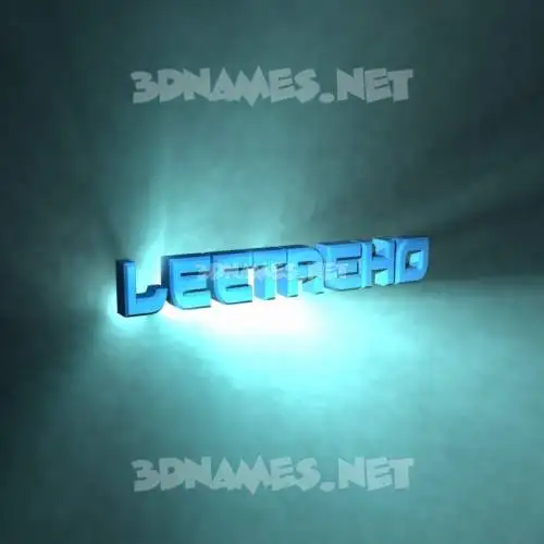 leetaeho in Light Shine style - 3D name wallpaper