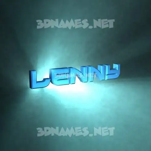 lenny in Light Shine style - 3D name wallpaper lenny in Light Shine style - 3D name wallpaper
