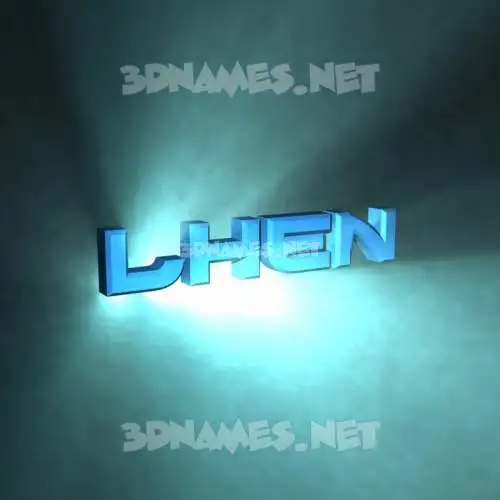 lhen in Light Shine style - 3D name wallpaper lhen in Light Shine style - 3D name wallpaper