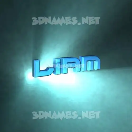 liam in Light Shine style - 3D name wallpaper liam in Light Shine style - 3D name wallpaper