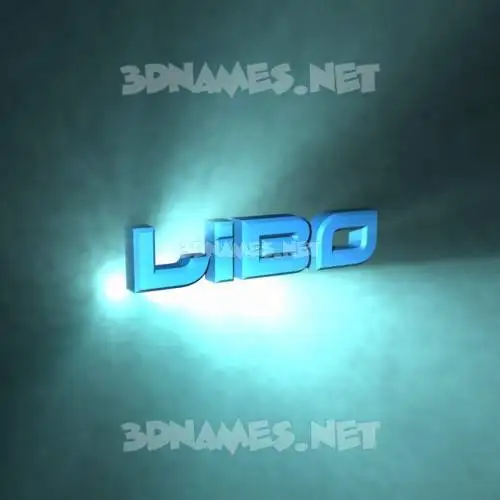 libo in Light Shine style - 3D name wallpaper libo in Light Shine style - 3D name wallpaper