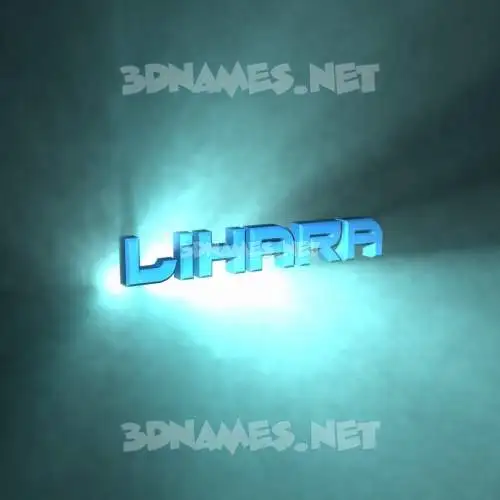 lihara in Light Shine style - 3D name wallpaper lihara in Light Shine style - 3D name wallpaper