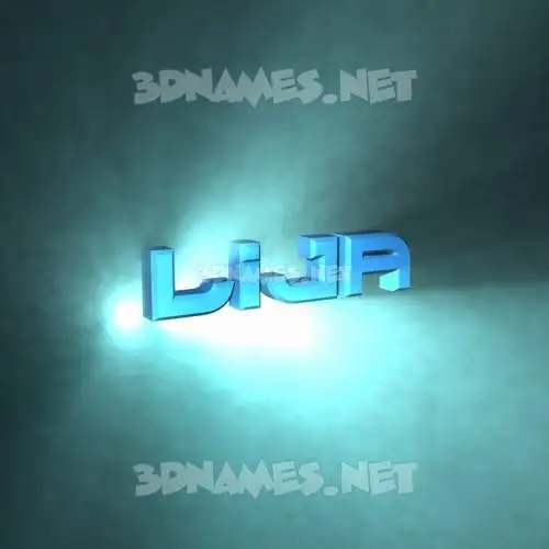lija in Light Shine style - 3D name wallpaper lija in Light Shine style - 3D name wallpaper
