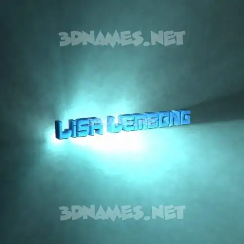 lisa lembong in Light Shine style - 3D name wallpaper lisa lembong in Light Shine style - 3D name wallpaper