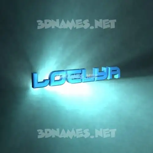 loelya in Light Shine style - 3D name wallpaper loelya in Light Shine style - 3D name wallpaper