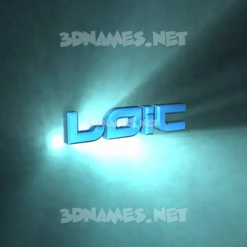 loic in Light Shine style - 3D name wallpaper loic in Light Shine style - 3D name wallpaper