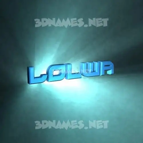 lolwa in Light Shine style - 3D name wallpaper lolwa in Light Shine style - 3D name wallpaper