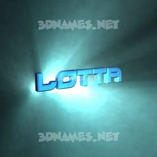 lotta in Light Shine style - 3D name wallpaper lotta in Light Shine style - 3D name wallpaper