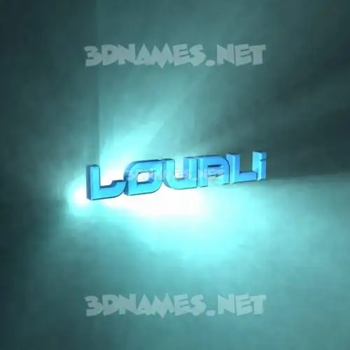 louali in Light Shine style - 3D name wallpaper louali in Light Shine style - 3D name wallpaper