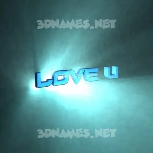 love u in Light Shine style - 3D name wallpaper love u in Light Shine style - 3D name wallpaper