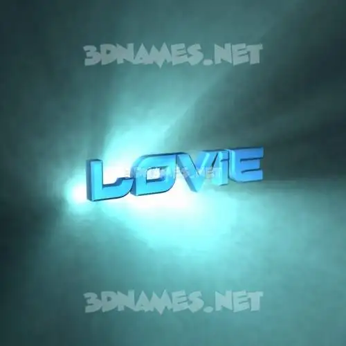 lovie in Light Shine style - 3D name wallpaper lovie in Light Shine style - 3D name wallpaper