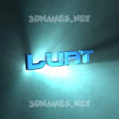 luat in Light Shine style - 3D name wallpaper luat in Light Shine style - 3D name wallpaper