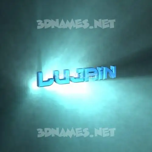 lujain in Light Shine style - 3D name wallpaper