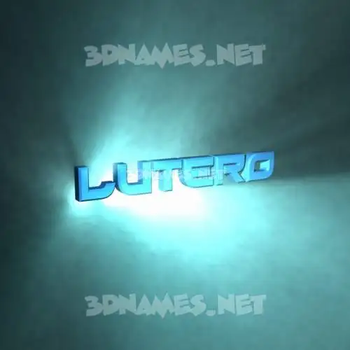 lutero in Light Shine style - 3D name wallpaper lutero in Light Shine style - 3D name wallpaper