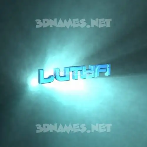 luthfi in Light Shine style - 3D name wallpaper luthfi in Light Shine style - 3D name wallpaper