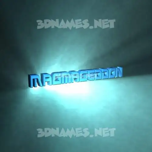 magmageddon in Light Shine style - 3D name wallpaper magmageddon in Light Shine style - 3D name wallpaper