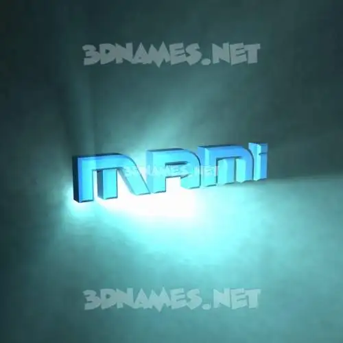 mami in Light Shine style - 3D name wallpaper mami in Light Shine style - 3D name wallpaper