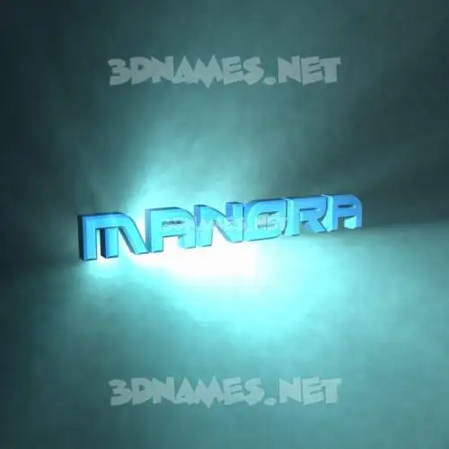 manora in Light Shine style - 3D name wallpaper