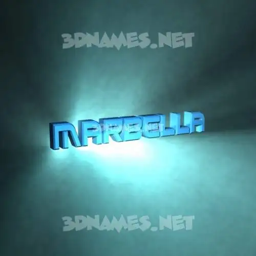 marbella in Light Shine style - 3D name wallpaper marbella in Light Shine style - 3D name wallpaper