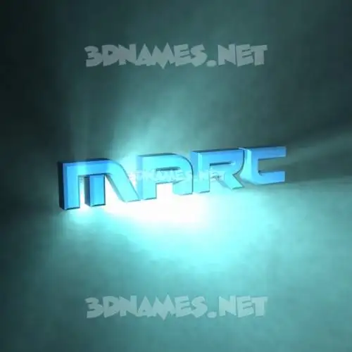 marc in Light Shine style - 3D name wallpaper marc in Light Shine style - 3D name wallpaper