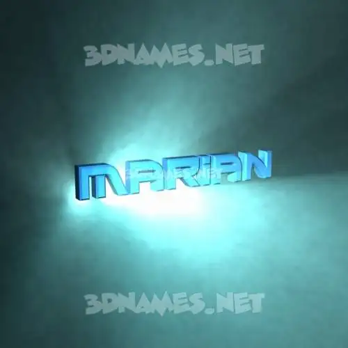 marian in Light Shine style - 3D name wallpaper marian in Light Shine style - 3D name wallpaper