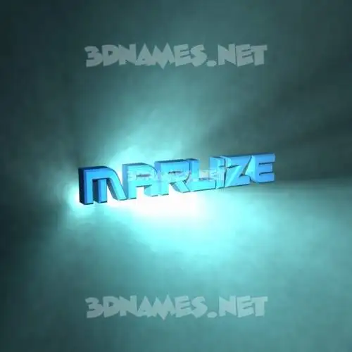 marlize in Light Shine style - 3D name wallpaper marlize in Light Shine style - 3D name wallpaper