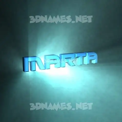 marta in Light Shine style - 3D name wallpaper marta in Light Shine style - 3D name wallpaper