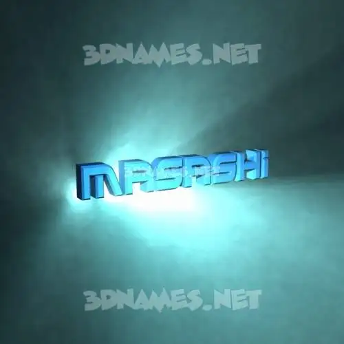 masashi in Light Shine style - 3D name wallpaper masashi in Light Shine style - 3D name wallpaper