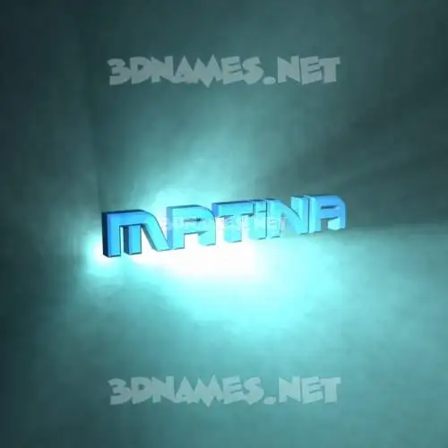 matina in Light Shine style - 3D name wallpaper matina in Light Shine style - 3D name wallpaper