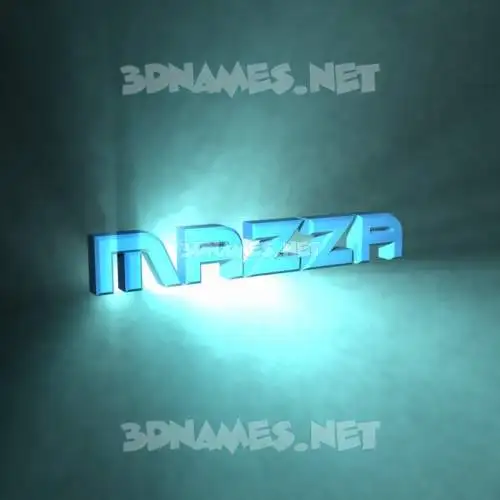 mazza in Light Shine style - 3D name wallpaper mazza in Light Shine style - 3D name wallpaper