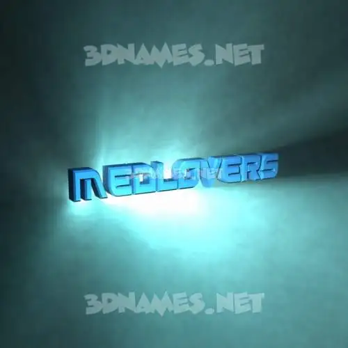 medlovers in Light Shine style - 3D name wallpaper