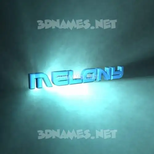 melony in Light Shine style - 3D name wallpaper melony in Light Shine style - 3D name wallpaper