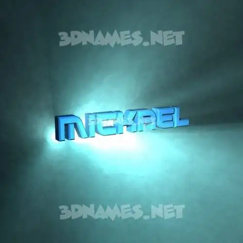 mickael in Light Shine style - 3D name wallpaper mickael in Light Shine style - 3D name wallpaper