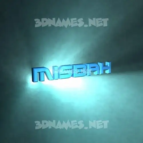 misbah in Light Shine style - 3D name wallpaper misbah in Light Shine style - 3D name wallpaper