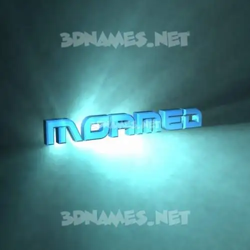 moamed in Light Shine style - 3D name wallpaper moamed in Light Shine style - 3D name wallpaper