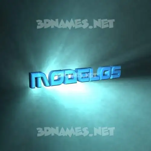 modelos in Light Shine style - 3D name wallpaper modelos in Light Shine style - 3D name wallpaper