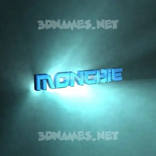 monchie in Light Shine style - 3D name wallpaper monchie in Light Shine style - 3D name wallpaper