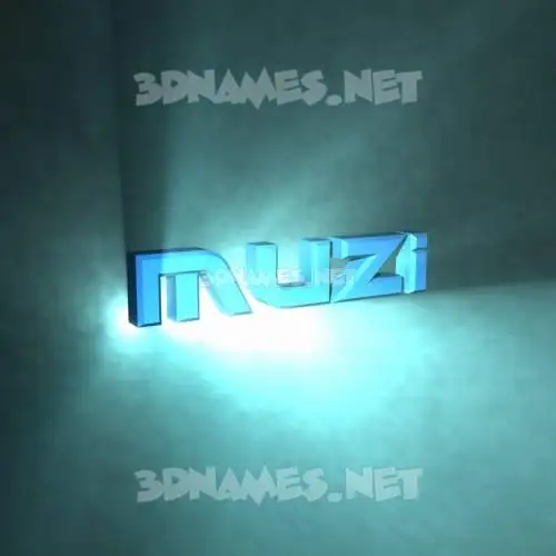 muzi in Light Shine style - 3D name wallpaper muzi in Light Shine style - 3D name wallpaper
